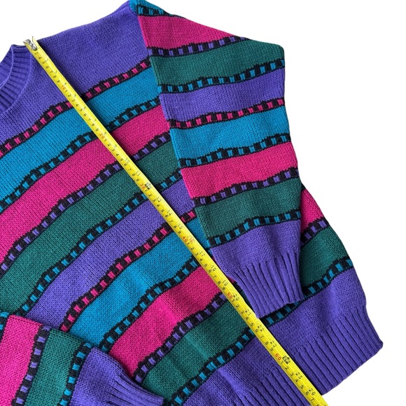 Cabin Creek Vintage Coogi Style Knitted Sweater Pullover Jumper Winter Preppy - Picture 8 of 9